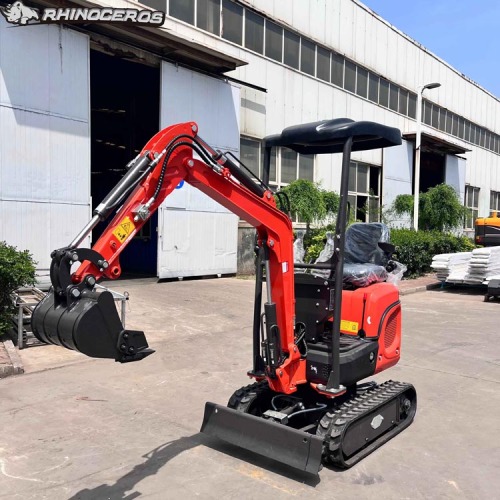 1200 kg Mini Excavator Rhinoceros Nieuw 1,2 ton graafmachine te koop XN12-8 XN12-9-serie