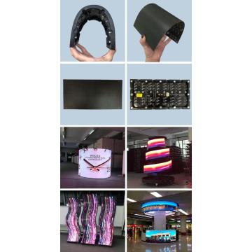 Small pixel pitch curved screen