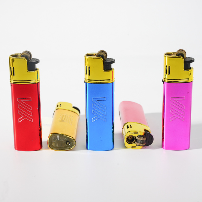 Пять цветных матовых металлических крышек Jet Flame Ligher