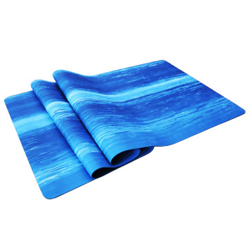 Easy Carrying Pro Exercise Camo Yoga Mat - Non-Slip Natural Rubber for Fitness Travel