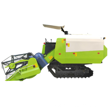 High Throughput Crawler Self-Propelled Combine Harvester for Mini Farming and Rice Harvesting