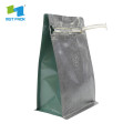 block bottom kraft paper bag with round bottom