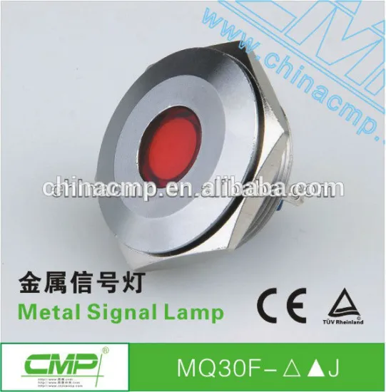 Installation size 30mm waterproof stainless steel 12v mini led indicator lights