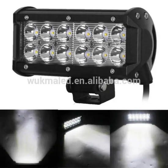 36W 12-LED 3060lm 6000K Spot Work Light Bar Offroad SUV ATV Lamp Led