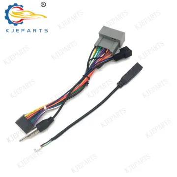 Car Android Player 22pin Adapter Power Cable Kit for Honda Vehicles