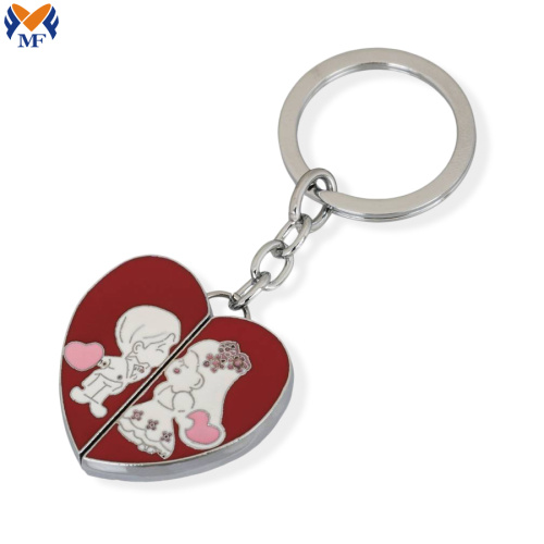 Metal fashion keychain for promotional gift