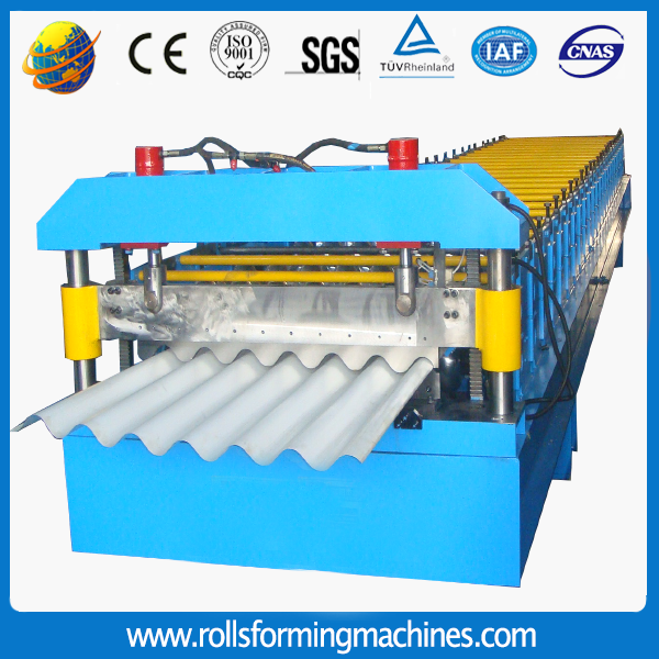 Sheet metal roll forming machines