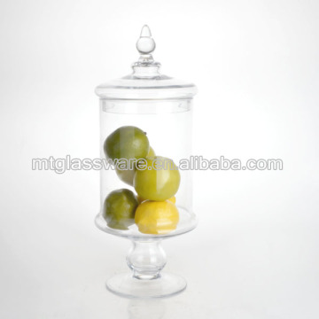 Mintao Custom high quality rose glass nuts storage jar
