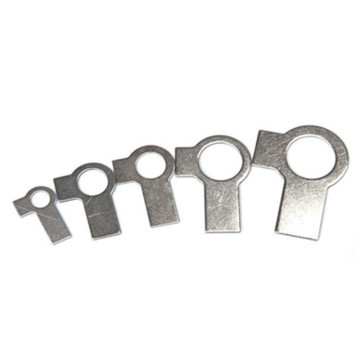 Stainless Steel Locking Washers: A2 A4 DIN463 GB855 Two-Tab Design with Long and Short Tabs