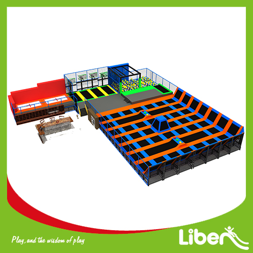Commercial indoor trampolinle fitness for kids