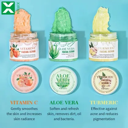 Organic Body Scrub with Vitamin C and Turmeric Facial Exfoliating Scrub