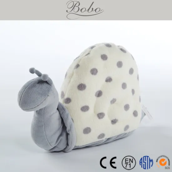 Latest Cute Design Soft Plush Snail Toy for Babies