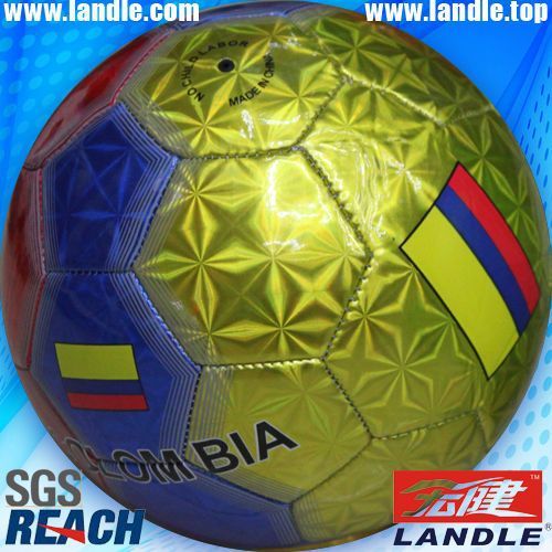 inflated soft PVC / pu / tpu leather standard footballs