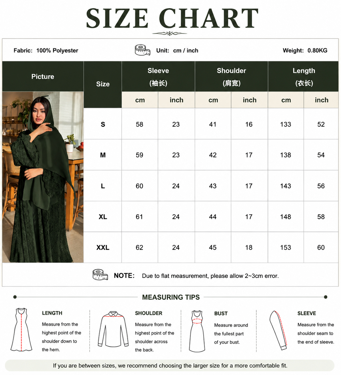 Lace Kimono Abaya Open Front Cardigan Dress