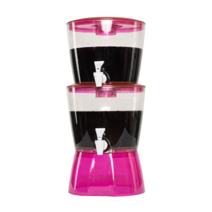 Commercial Plastic Juice Buckets for Easy-Clean Juice Dispensers