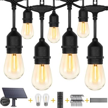 S14 LED light bulbs solar light string