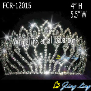 Full Round Rhinestone Patriotic Pageant Crowns