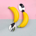 Fantastic Spoon and Fork Set Cute Silicone Banana Fork And Spoon Supplier