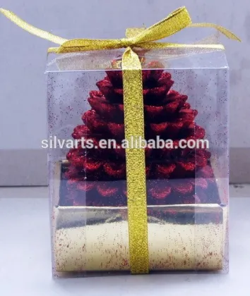pine cone shape candle