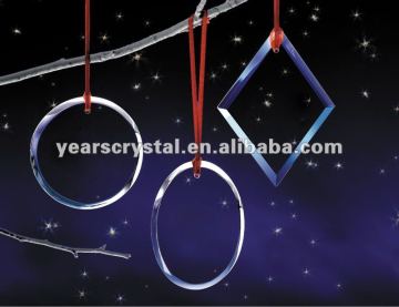 man-made crystal Christmas treee decorations for pendant ornament(R-0857)