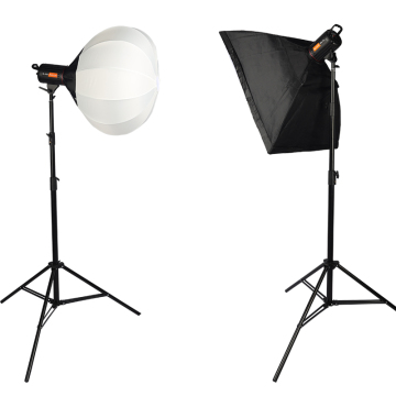 Professional Video Light Kit: Continuous Photography Lighting with Bowens Mount Softbox & Stand, Adjustable 2700~7500K for High-Quality Film Recording