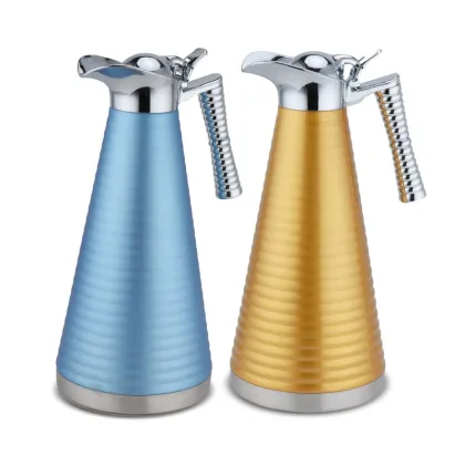 Stainless Steel Insulated Coffee Pot - Hot Sale 1.2/1.5L Thermos Kettle