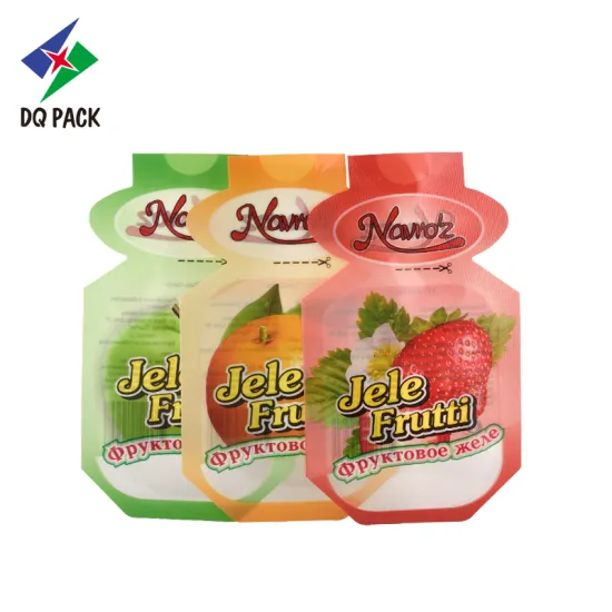 Shape pouch for food packaging snack jerky