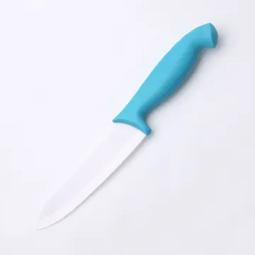 6 Inches Blue Handle Ceramic Chef Knife