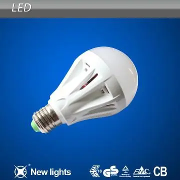9W led bulb plastic housing
