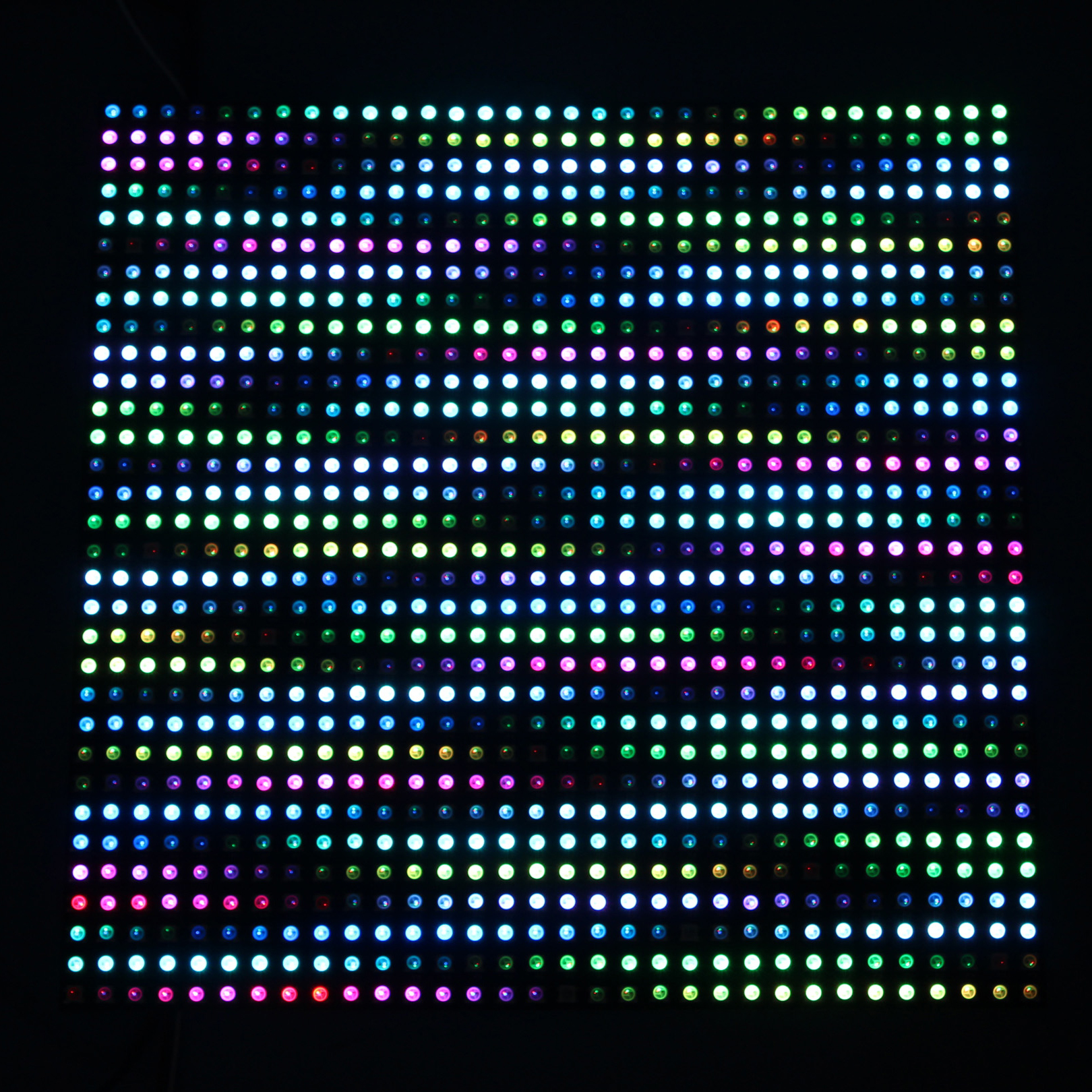 Dc5v Ws2812b Addressable Led Panel - Digital Programmable Display Light ...