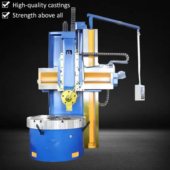 CE Certified High Rigidity Conventional Vertical Turret Lathe with Single Column Configuration