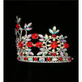 6 Inch Ruby AB Colored Diamond Round Crown