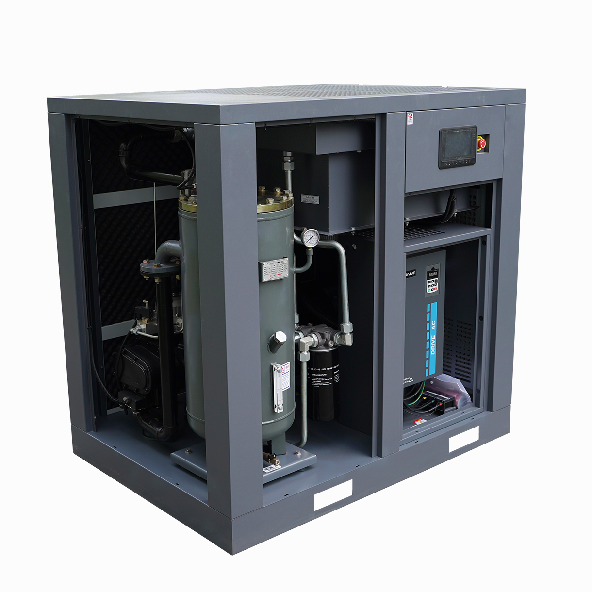 Low-pressure screw air compressor