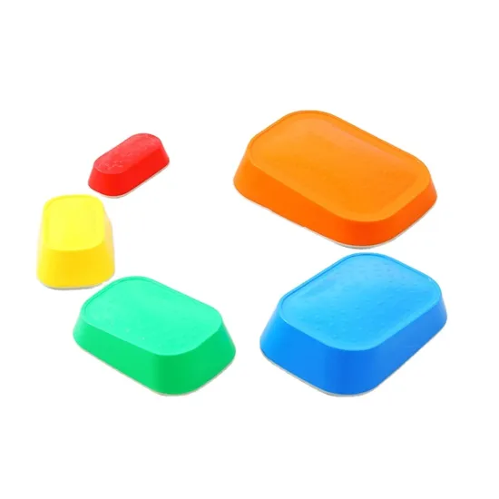 Colorful Toddler Plastic Gym Toy: Stackable Balance Beam & Stepping Stone for Kids - Indoor & Outdoor Use