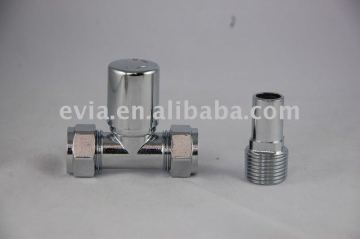 T Shape alibaba TA new product made in china Plastic handle brass body radiator valve