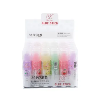 Wholesale Non-toxic Colorful Glue Sticks with Fruity Odor and Custom Logo for Kids Stationery