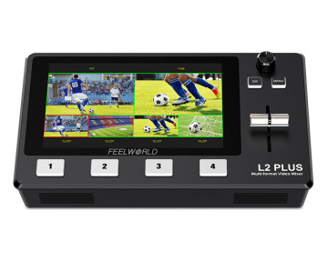 FEELWORLD L2 PLUS: Multi-camera Video Mixer with Touch Screen and Live Streaming