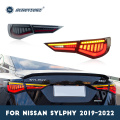 Luzes traseiras de LED de Hcmotionz para Nissan Sylphy/Sentra/Pulsar 2019-2022