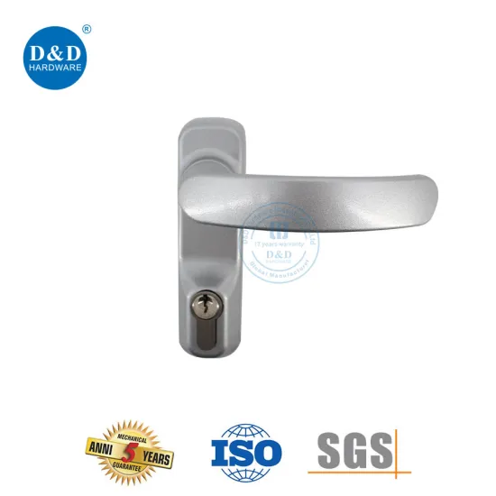 Durable Lever Handle with Euro Profile Half Cylinder