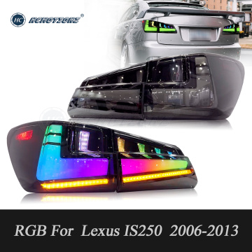 HCMOTIONZ V2 RGB รถโคมไฟหลังชุดสำหรับ Lexus IS250 IS300 IS350 ISF 2006-2013