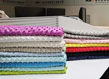 100%Polyester Angel Fleece with Embossed