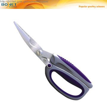 S510014 New Stainless Steel Poultry Shears in Double Injection Handle