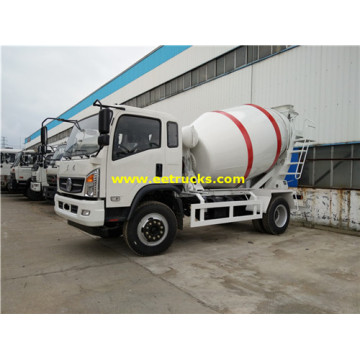 Dongfeng 3 CBM 6T Concrete Truck Mixers