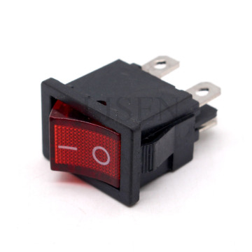 Black 4 Pin SPST Waterproof Light Rocker Switch - KCD1-104 125VAC/10A 250VAC/6A