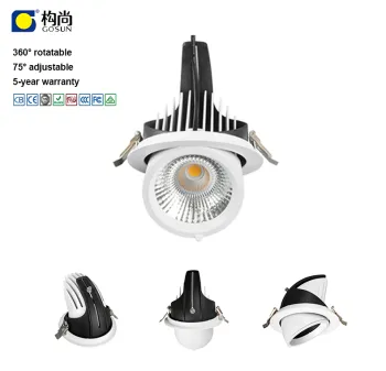 360 Degree Rotation LED Gimbal Downlight with 5 Years Warranty