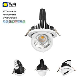 360 Degree Rotation LED Gimbal Downlight with 5 Years Warranty