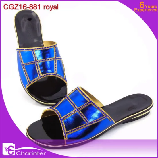 ladies slipper with stones