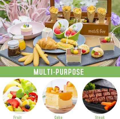 Cocktail Picks & Mini Forks: Disposable Plastic Forks for Parties and Daily Use