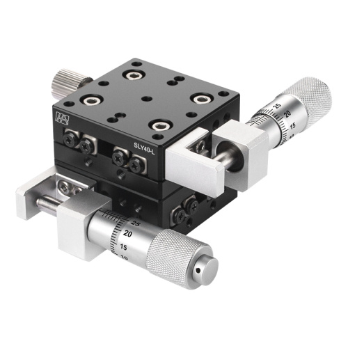 Vysoce přesný ruční stolek z hliníkové slitiny v ose XY 40 mm