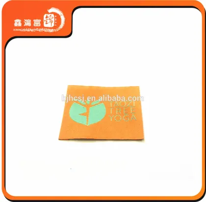 uniform customized clothes brand label woven